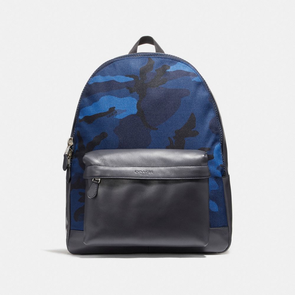 CHARLES BACKPACK WITH CAMO PRINT - COACH f21556 - NIMS5