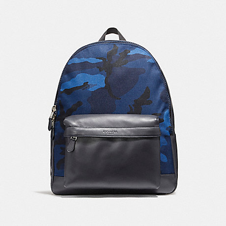 COACH CHARLES BACKPACK WITH CAMO PRINT - NIMS5 - f21556