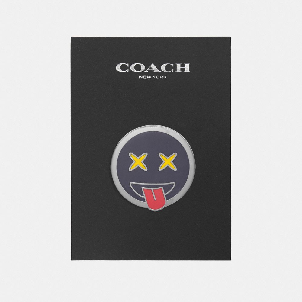 COACH F21653 Emoji Pin MULTICOLOR