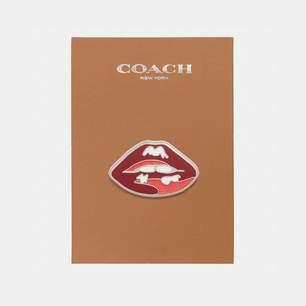 COACH LIP PIN - MULTICOLOR - F21659