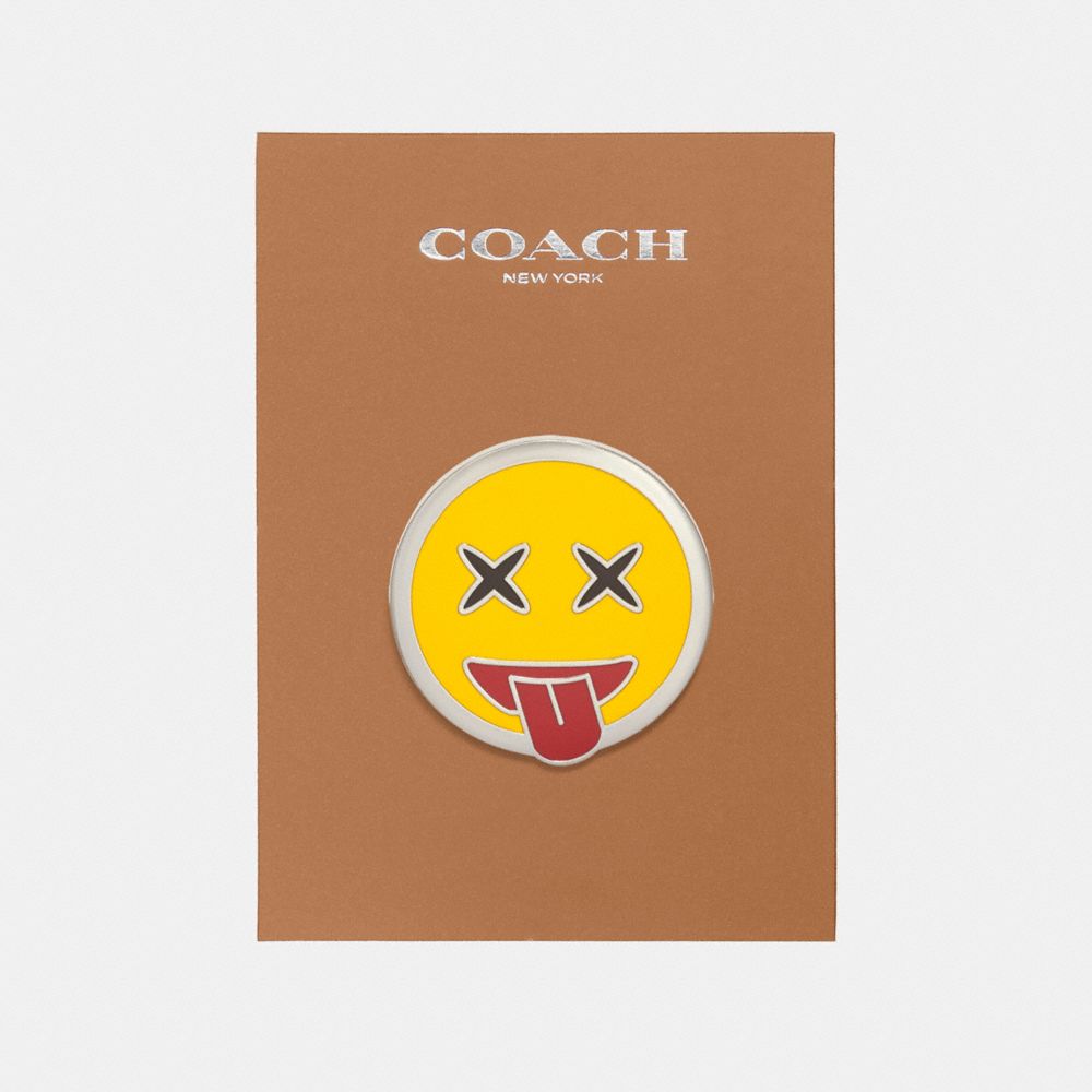 COACH F21664 Emoji Pin MULTICOLOR