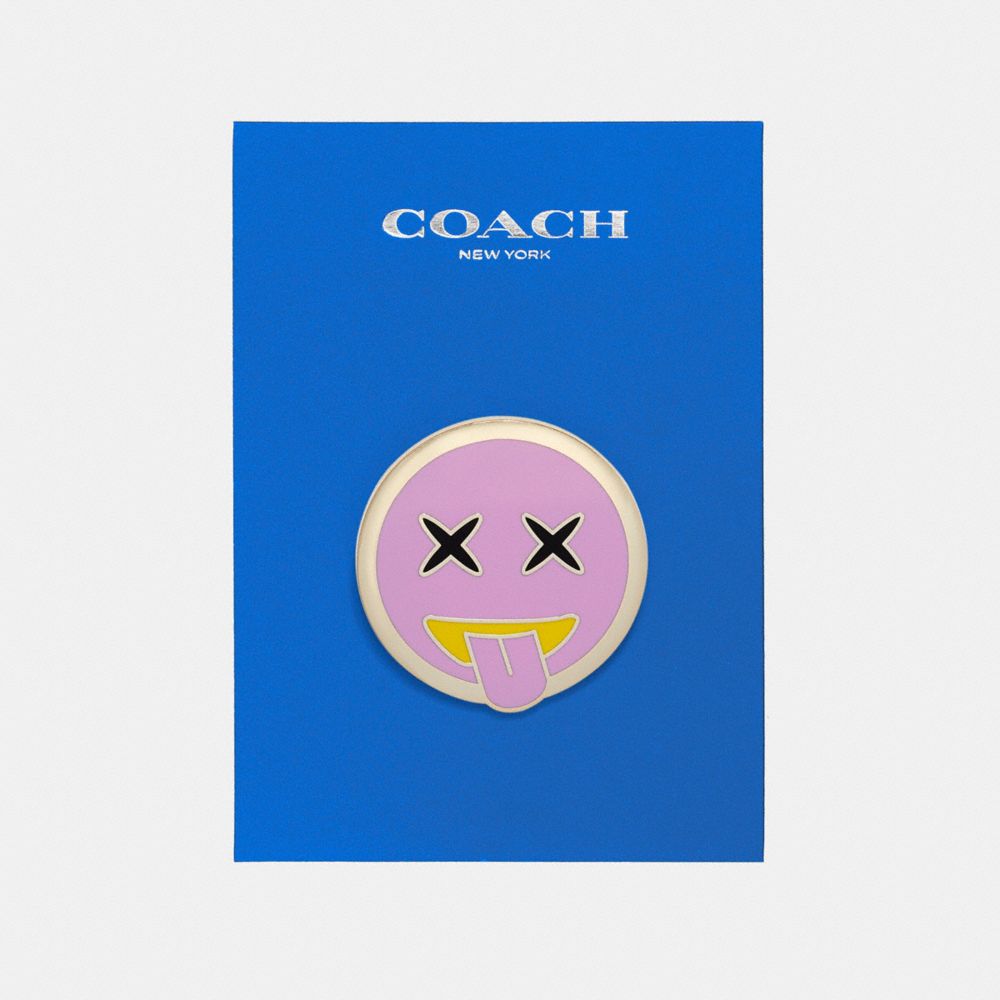 COACH F21666 Emoji Pin MULTICOLOR
