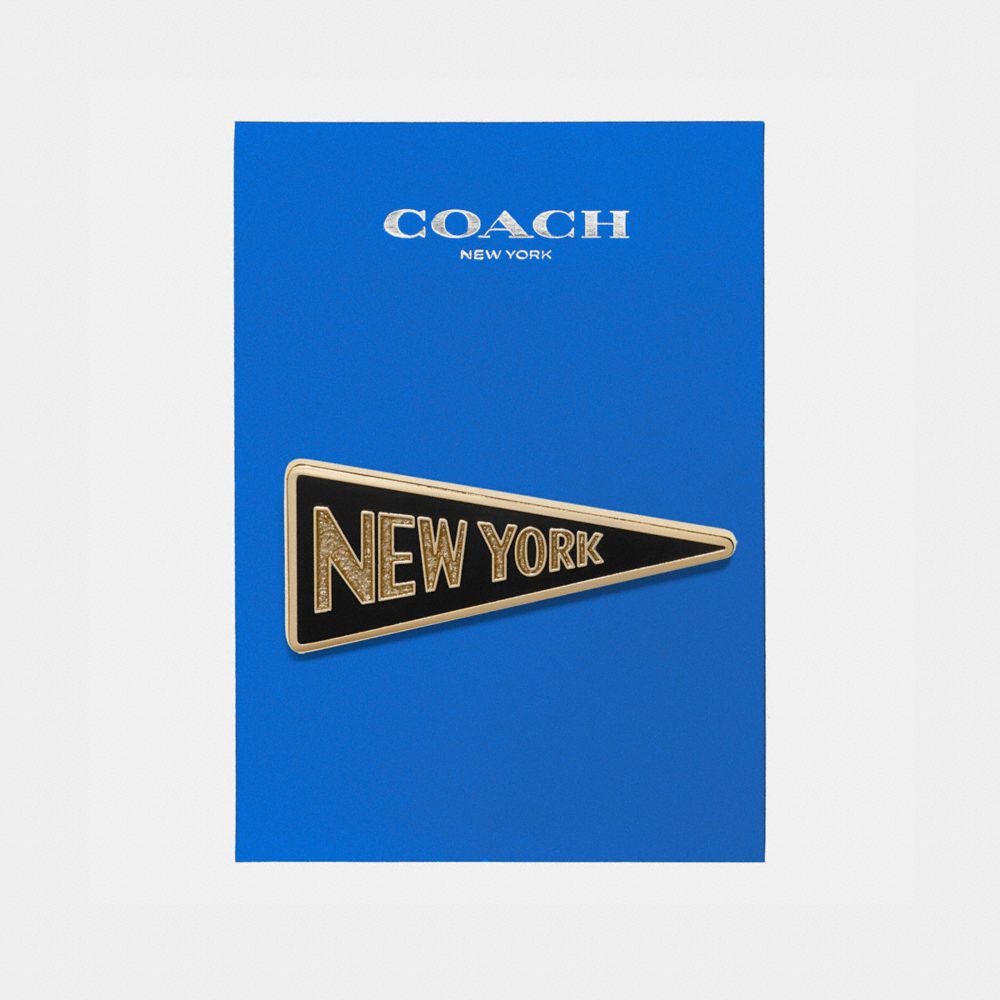COACH F21671 New York Pin MULTICOLOR