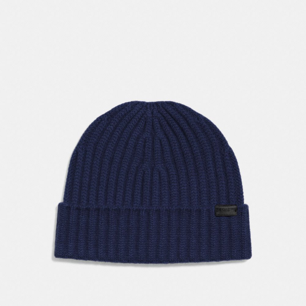 CASHMERE BEANIE - F21718 - MIDNIGHT NAVY