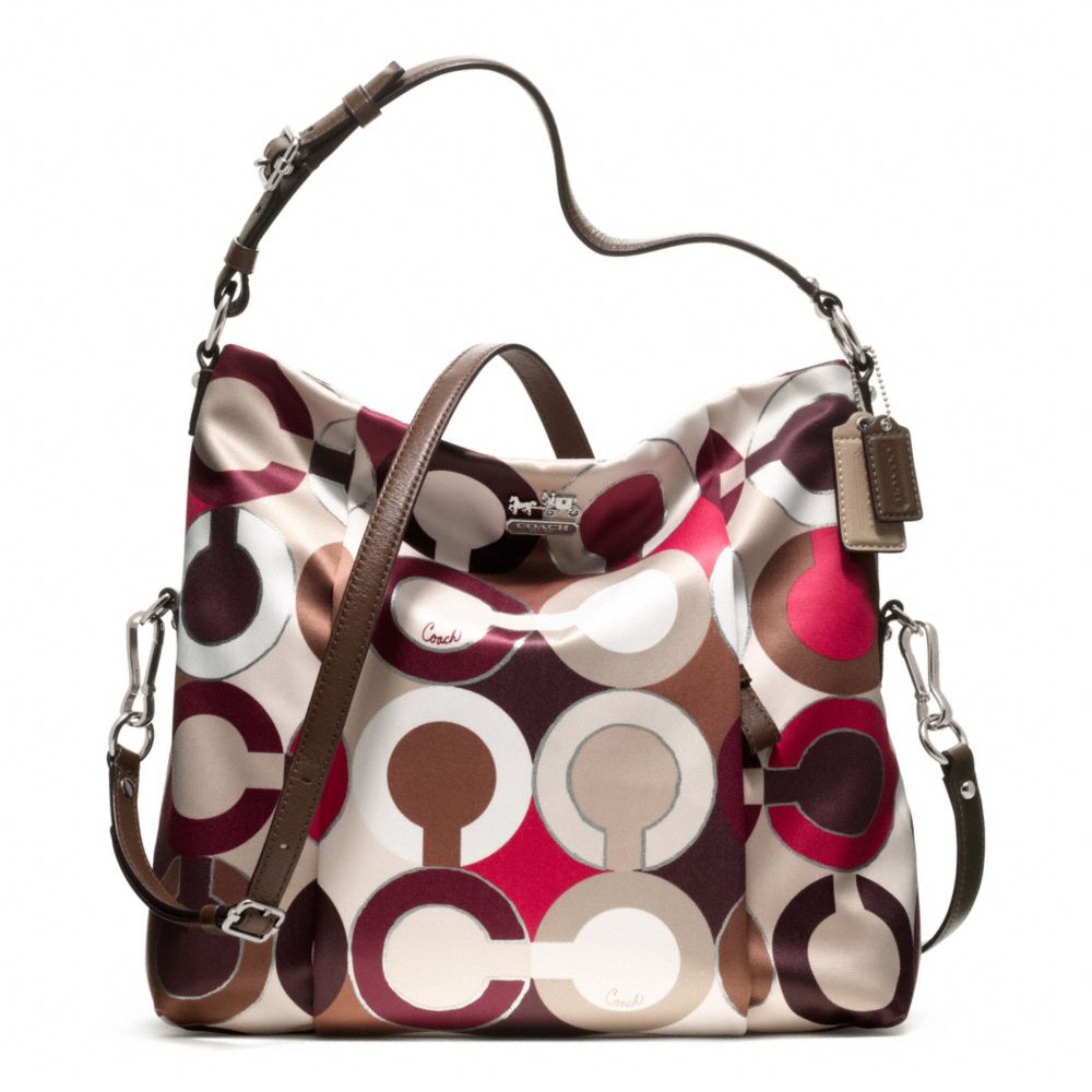 COACH F21781 Madison Isabelle In Op Art Metallic Fabric 