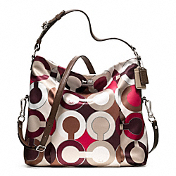 COACH F21781 - MADISON ISABELLE IN OP ART METALLIC FABRIC ONE-COLOR