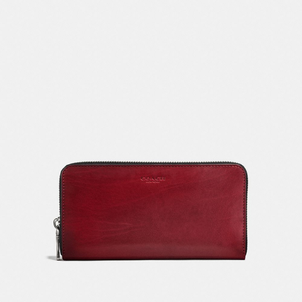 COACH ACCORDION WALLET - RUST - F21796