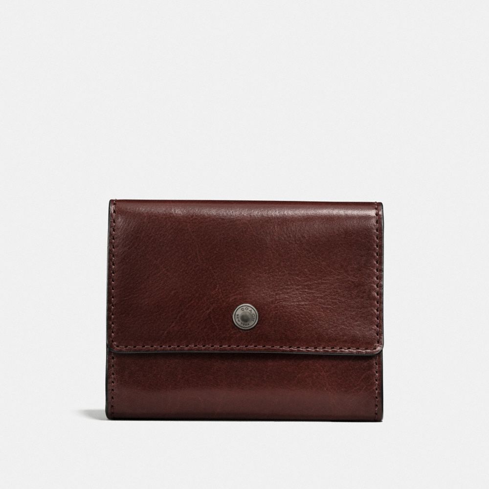 COACH F21797 COIN CASE MAHOGANY