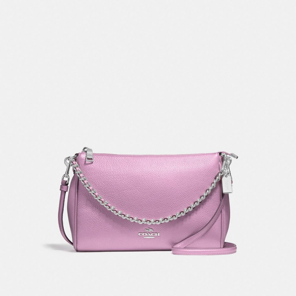 COACH CARRIE CROSSBODY - SILVER/METALLIC LILAC - f22207