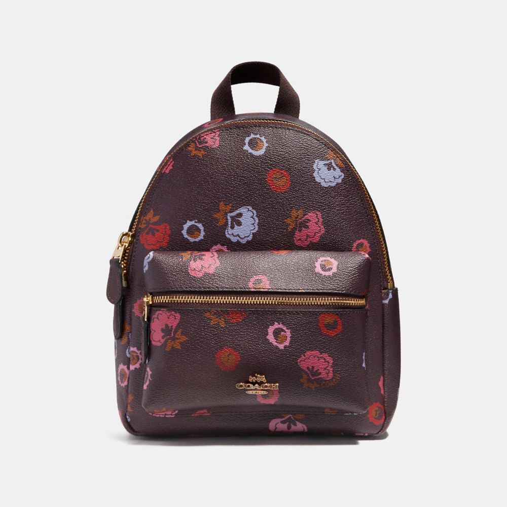 MINI CHARLIE BACKPACK WITH PRIMROSE FLORAL PRINT - f22234 - IMFCG