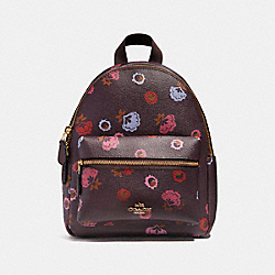 MINI CHARLIE BACKPACK WITH PRIMROSE FLORAL PRINT - COACH f22234 - IMFCG