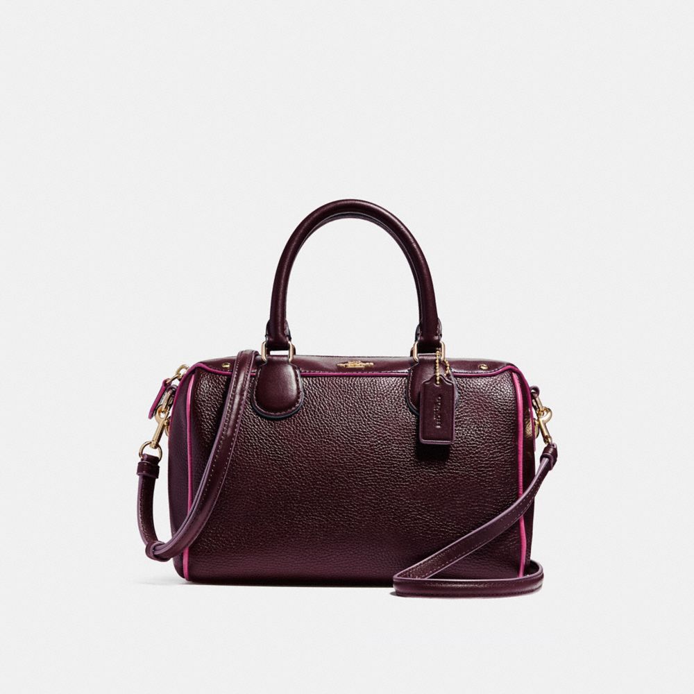 MINI BENNETT SATCHEL WITH EDGEPAINT - IMFCG - COACH F22237