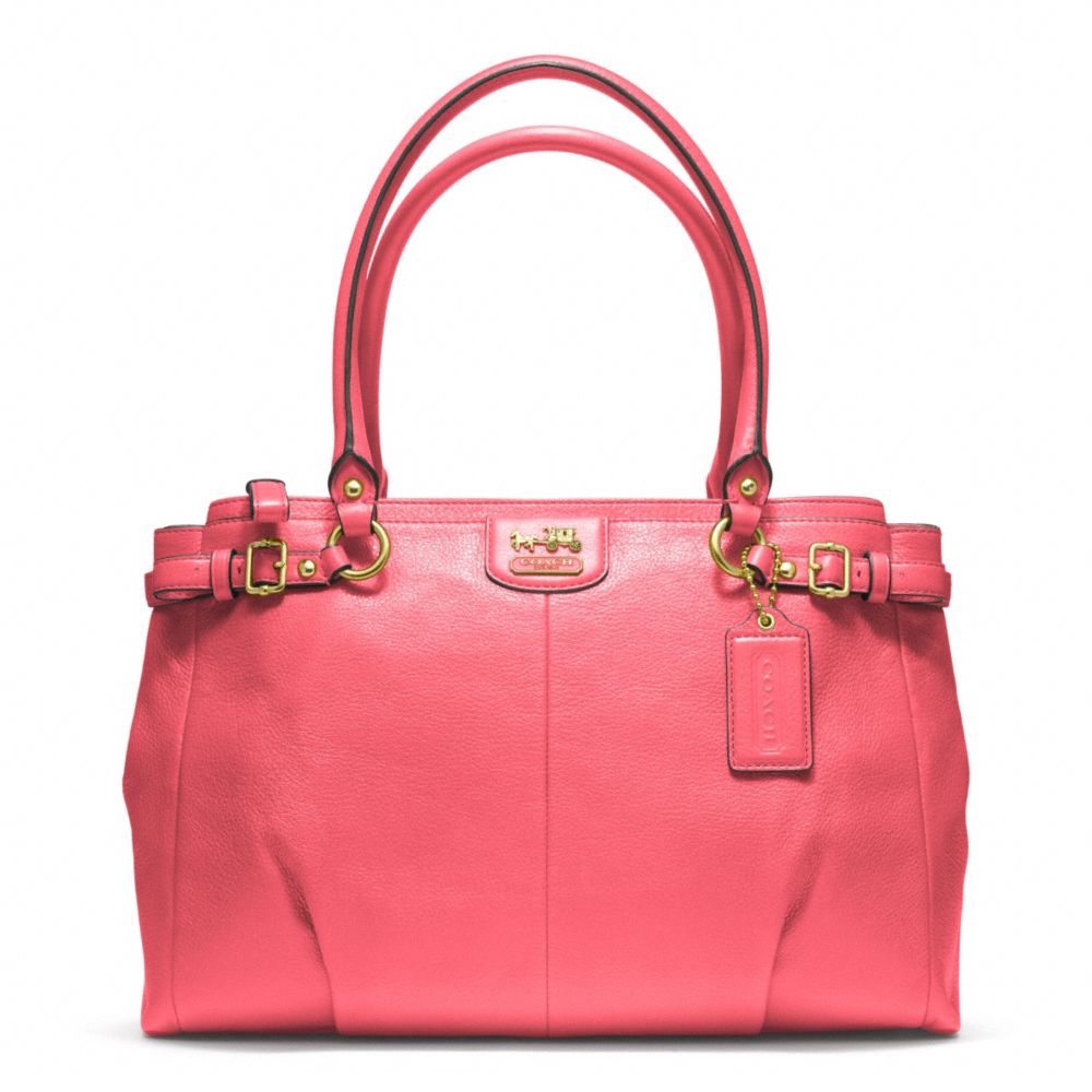 COACH MADISON LEATHER KARA CARRYALL - ONE COLOR - F22262