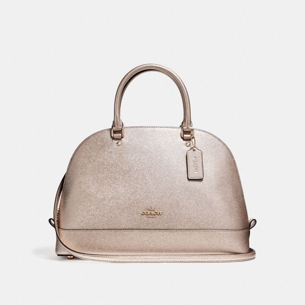 SIERRA SATCHEL - f22313 - LIGHT GOLD/PLATINUM