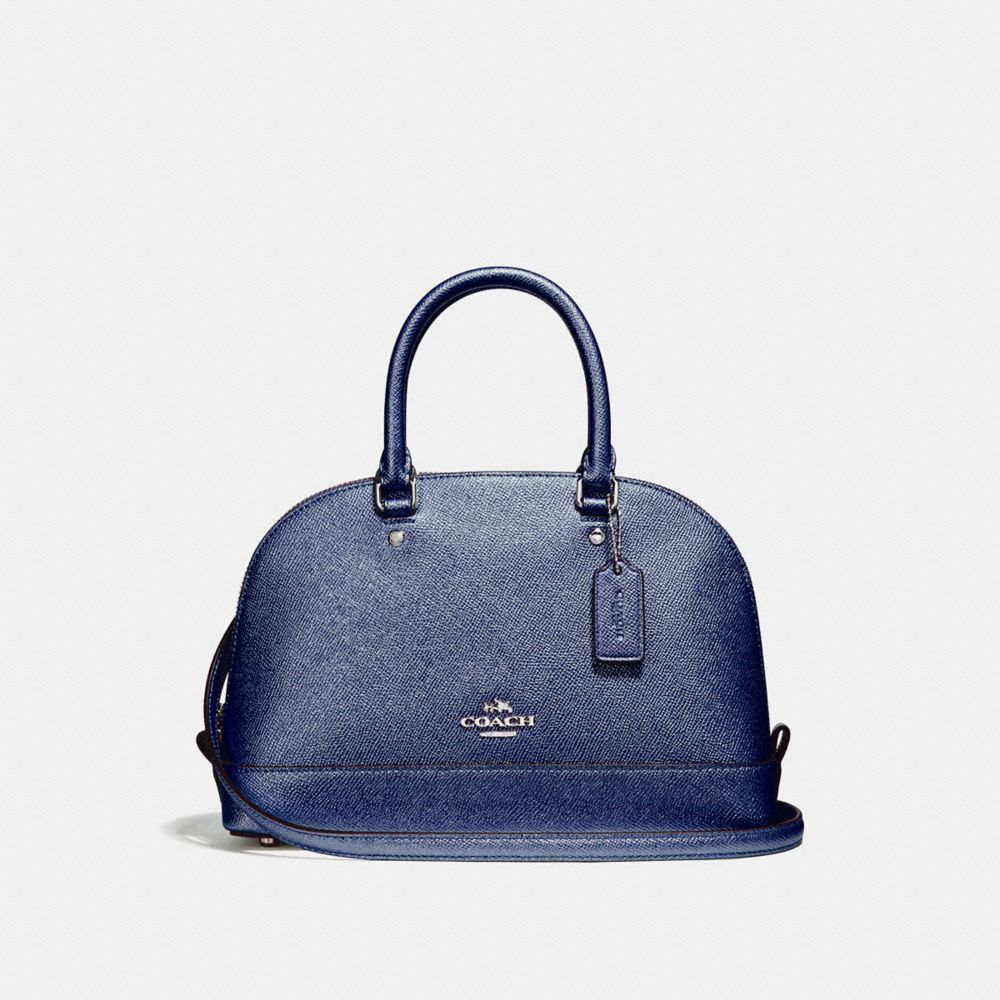 COACH F22315 - MINI SIERRA SATCHEL SILVER/METALLIC NAVY