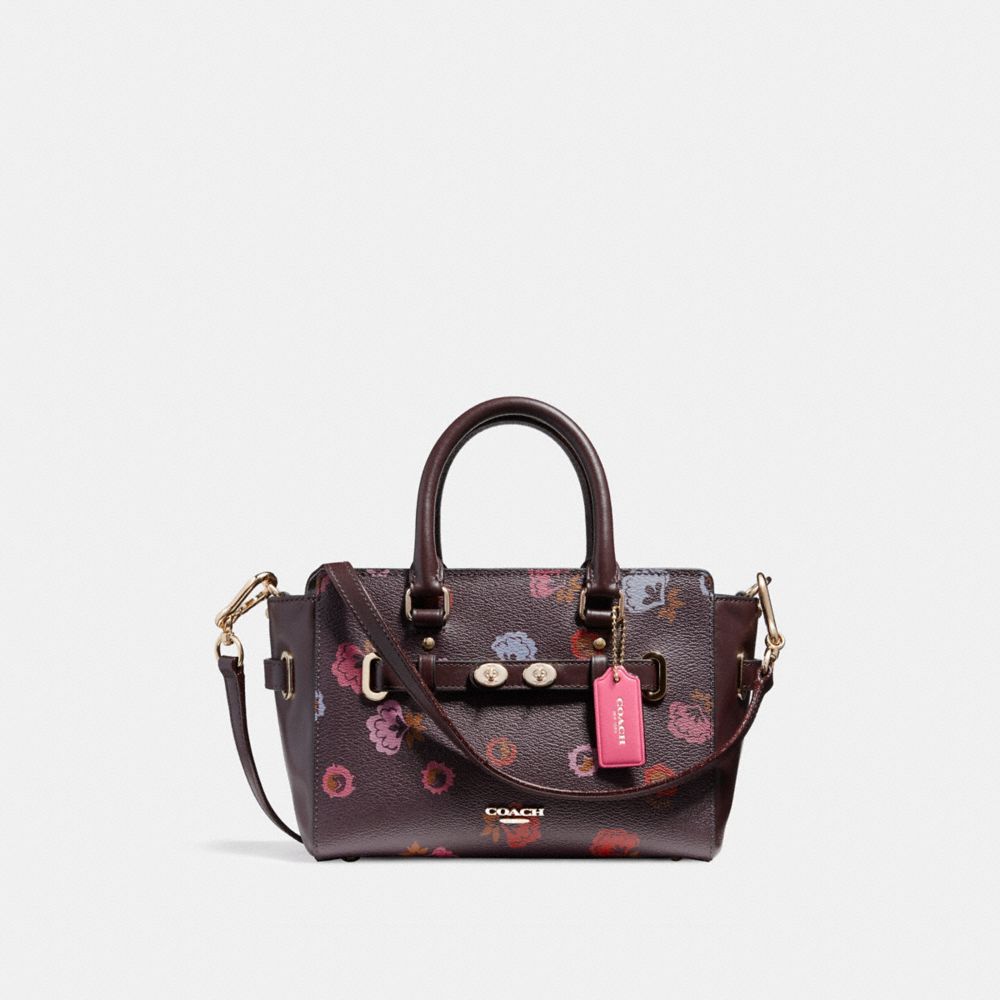 COACH F22318 Mini Blake Carryall With Primrose Floral Print IMFCG