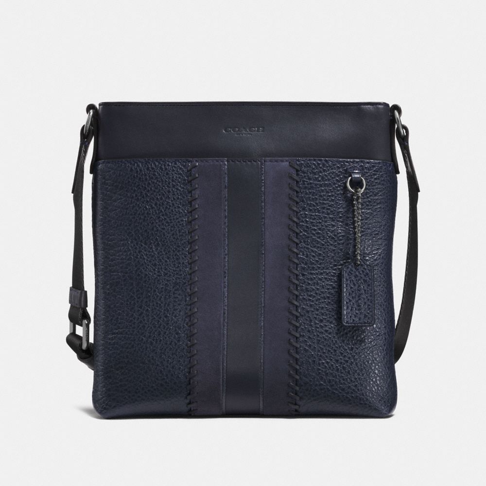 metropolitan slim messenger in signature canvas