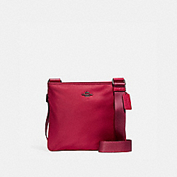 CROSSBODY - COACH f22346 - BLACK ANTIQUE NICKEL/TRUE RED