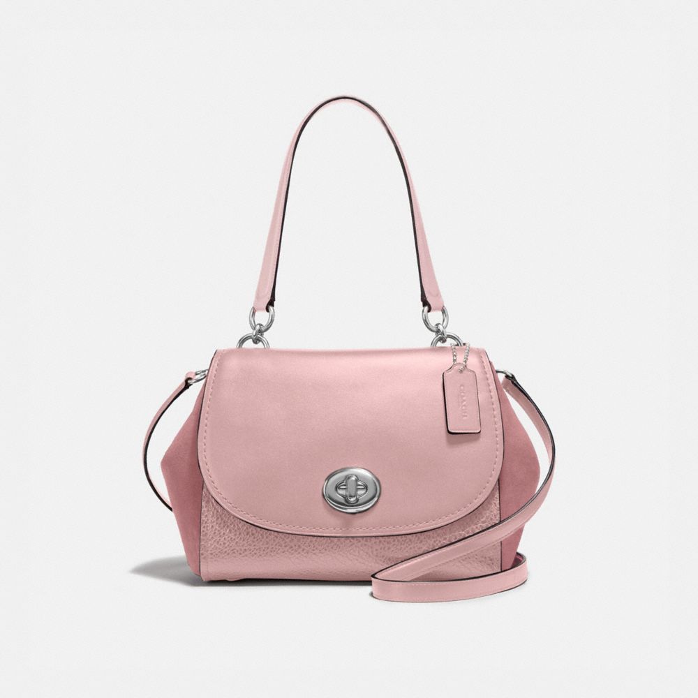 COACH F22348 FAYE CARRYALL DUSTY-ROSE/SILVER