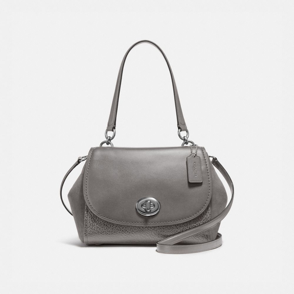 COACH f22348 FAYE CARRYALL heather grey/silver