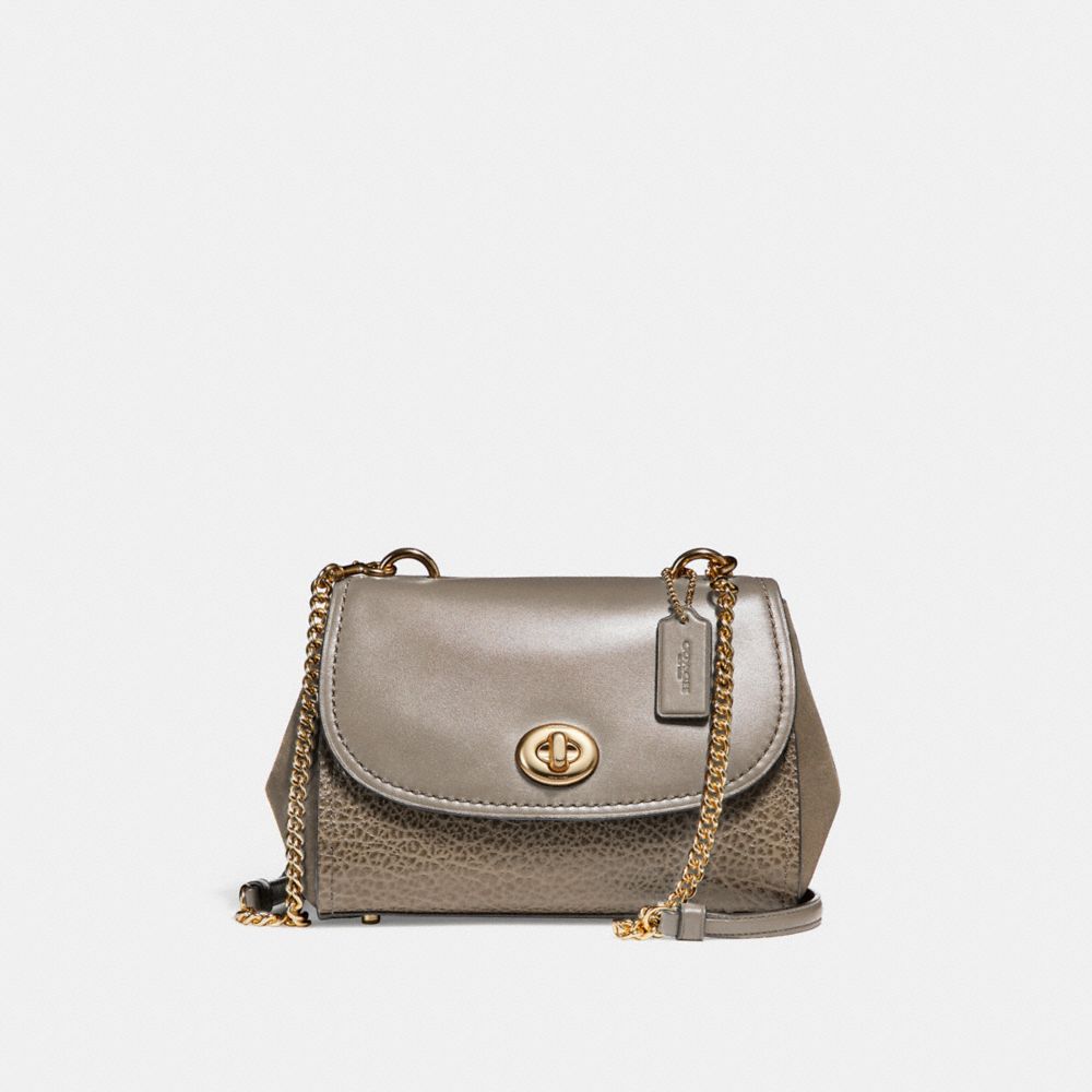 FAYE CROSSBODY - COACH f22349 - FOG/LIGHT GOLD