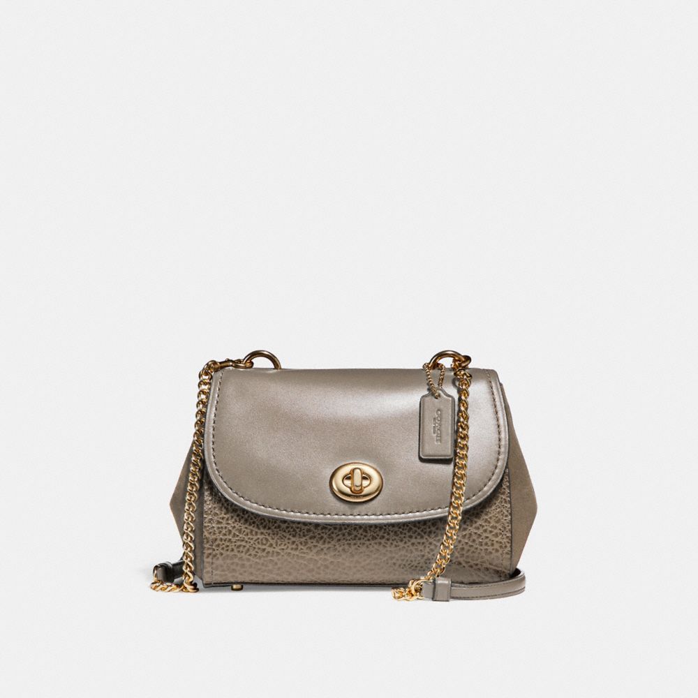 COACH F22349 FAYE CROSSBODY FOG/LIGHT GOLD