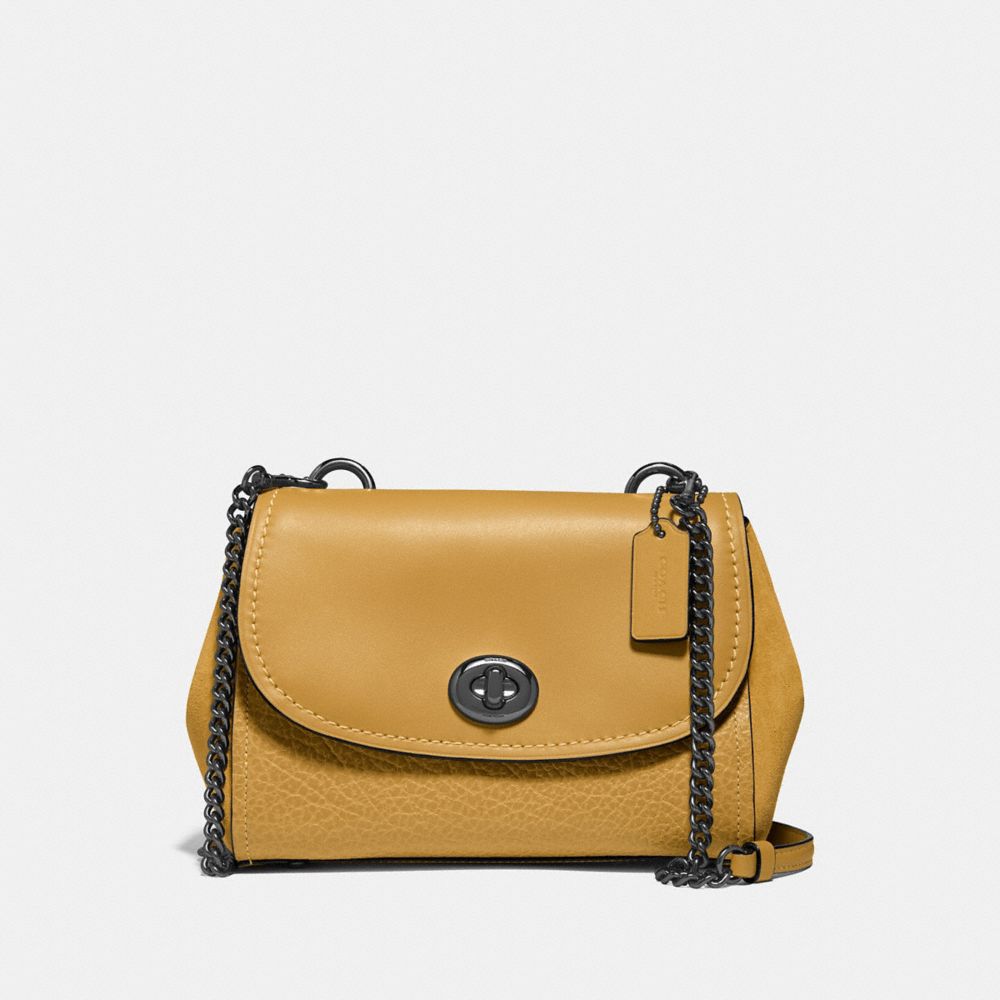 FAYE CROSSBODY - F22349 - FLAX/BLACK ANTIQUE NICKEL