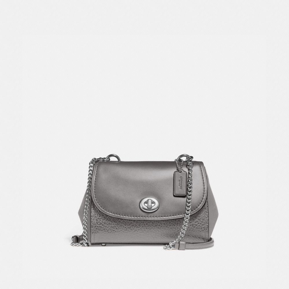 FAYE CROSSBODY - f22349 - heather grey/silver