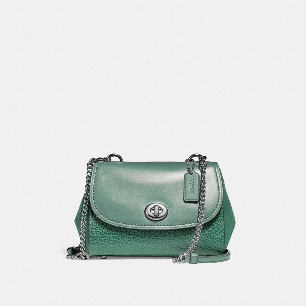 FAYE CROSSBODY - SILVER/LEAF 2 - COACH F22349