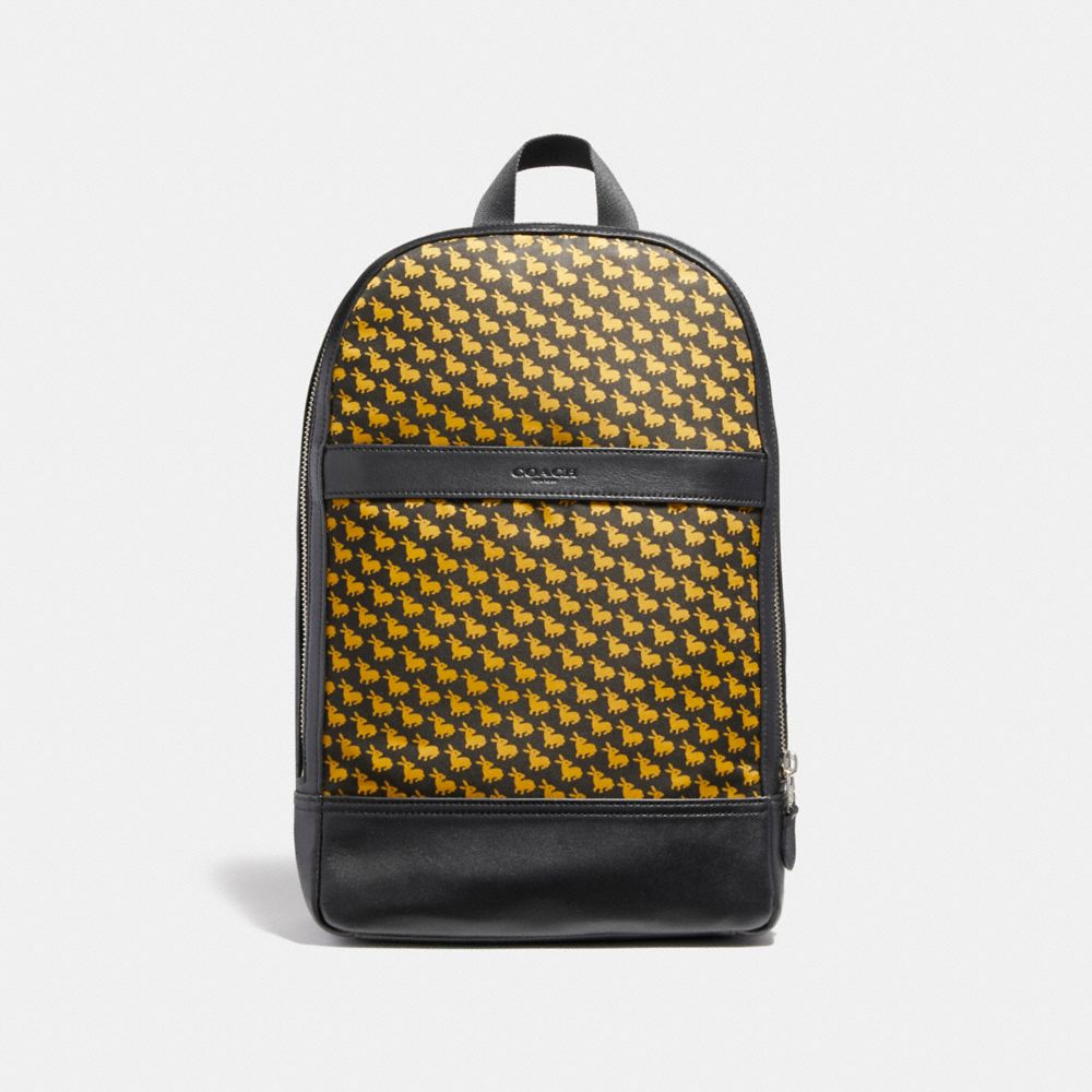 CHARLES SLIM BACKPACK WITH BUNNY PRINT - f22372 - NIMS8