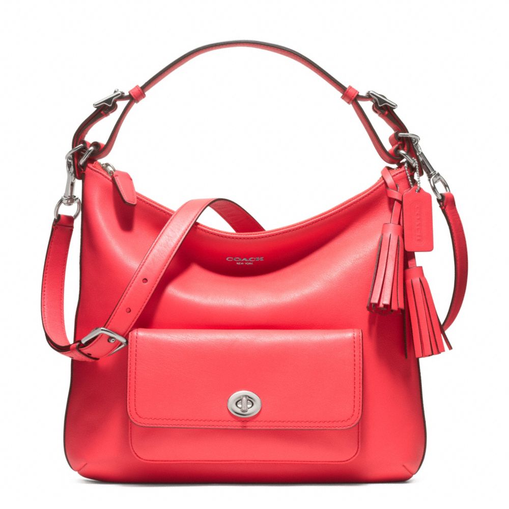 COACH F22381 - LEATHER COURTENAY HOBO ONE-COLOR