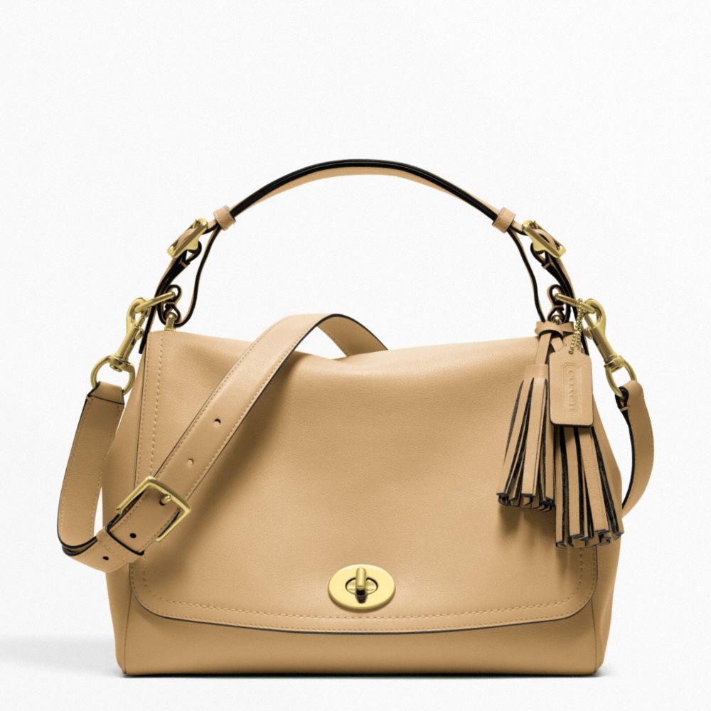 LEATHER ROMY TOP HANDLE COACH F22383