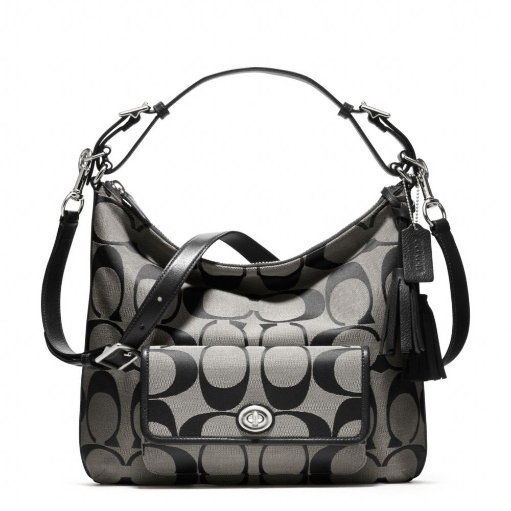 COACH f22392 SIGNATURE COURTENAY HOBO 