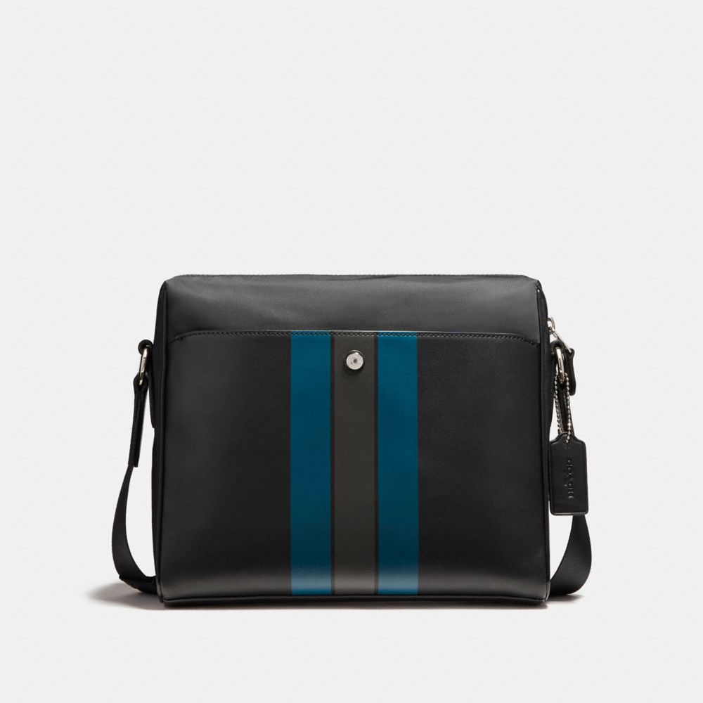 COACH f22496 CAMERA BAG WITH VARSITY STRIPE NIMS9