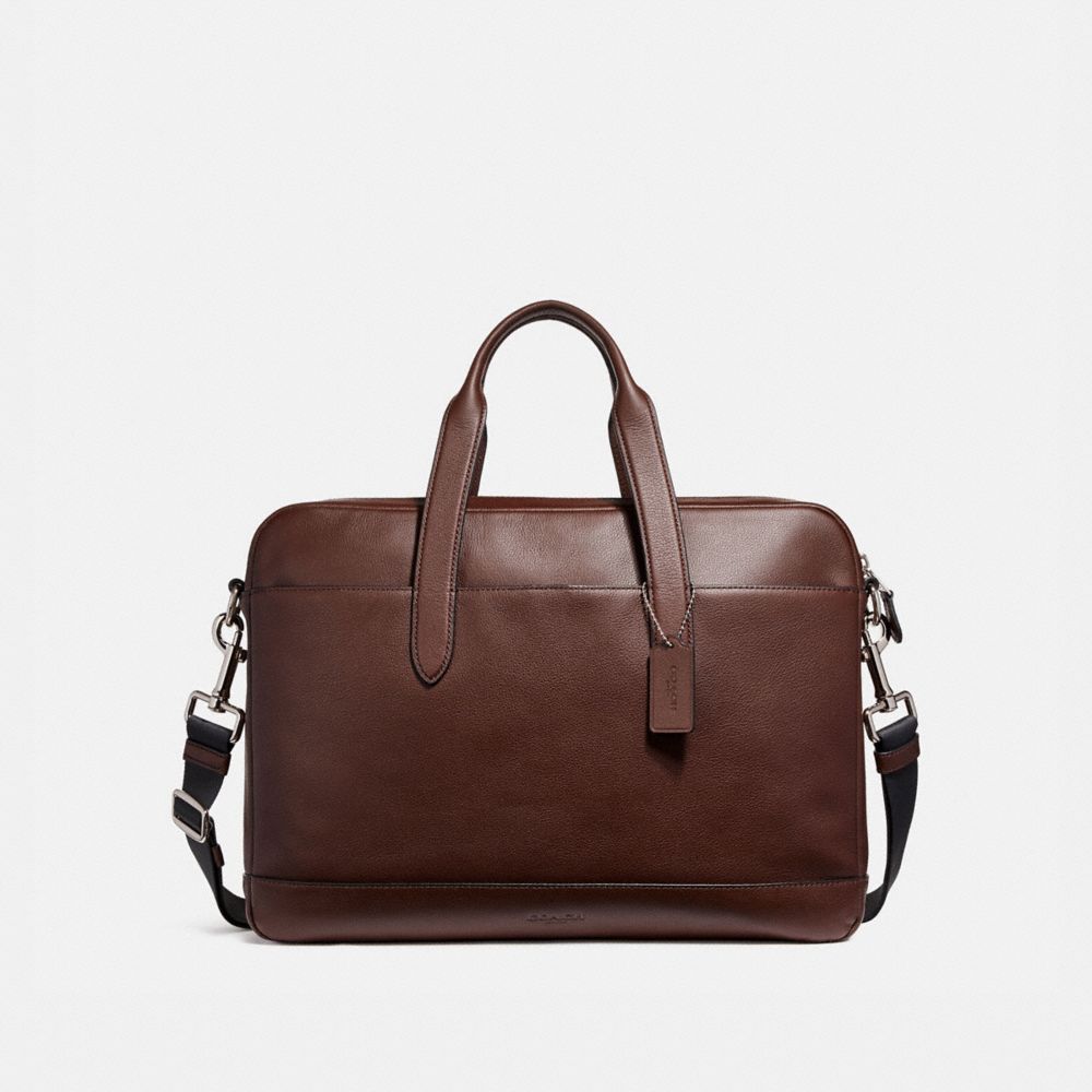 HAMILTON BAG - f22529 - NICKEL/MAHOGANY/BLACK