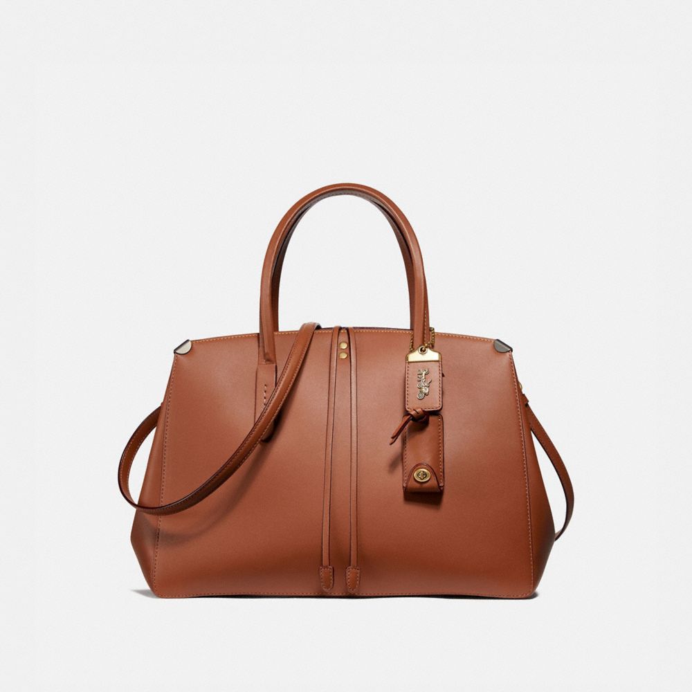 COACH COOPER CARRYALL - 1941 SADDLE/BRASS - F22821