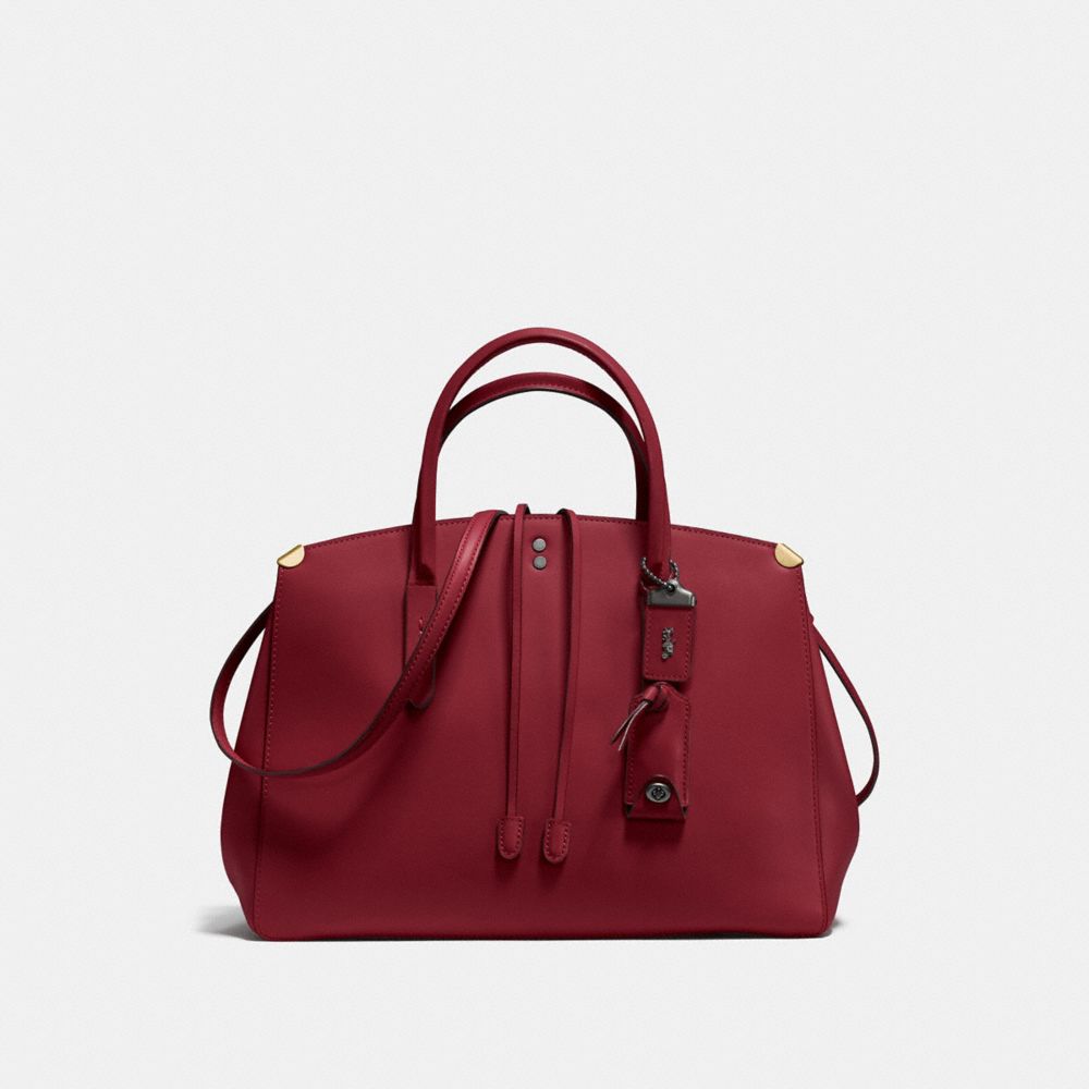 COACH COOPER CARRYALL - BORDEAUX/BLACK COPPER - F22821