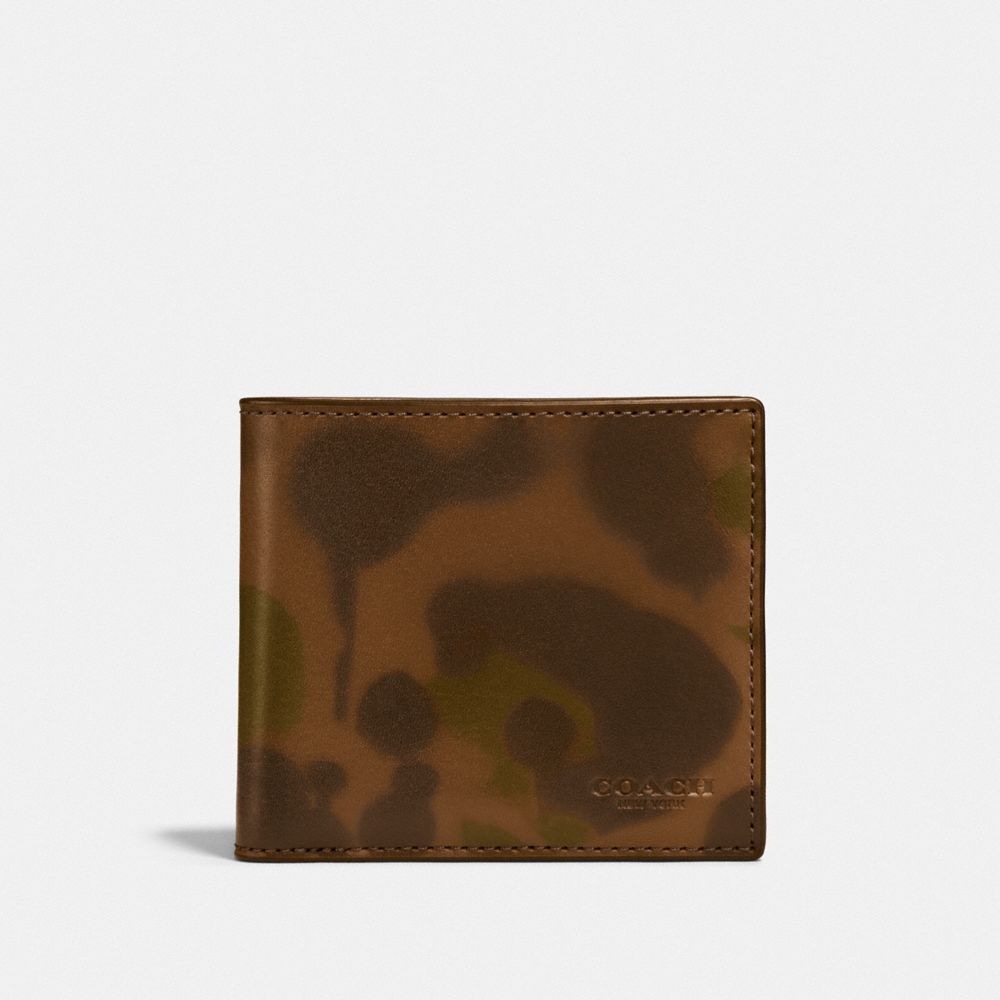 COACH F22824 COIN WALLET WITH WILD BEAST PRINT SURPLUS