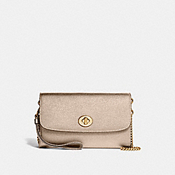 CHAIN CROSSBODY - COACH f22828 - LIGHT GOLD/PLATINUM