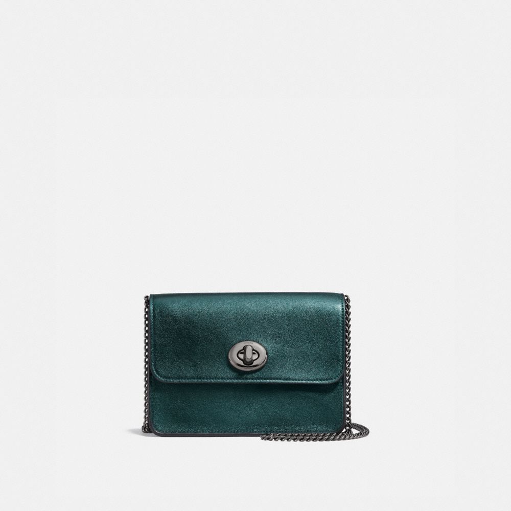 BOWERY CROSSBODY - METALLIC IVY/DARK GUNMETAL - COACH F22857