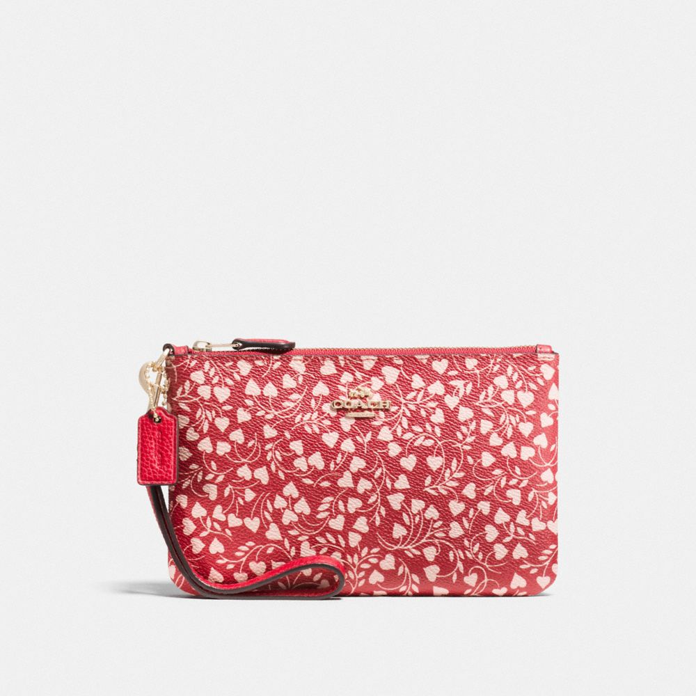 COACH F22858 SMALL WRISTLET WITH LOVE LEAF PRINT LI/LOVE-LEAF