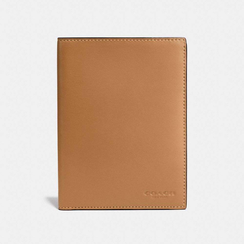 PASSPORT CASE - LIGHT SADDLE - COACH F22875