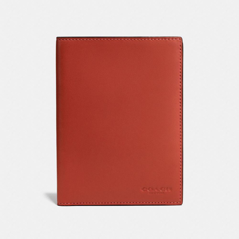 COACH F22875 - PASSPORT CASE VERMILLION