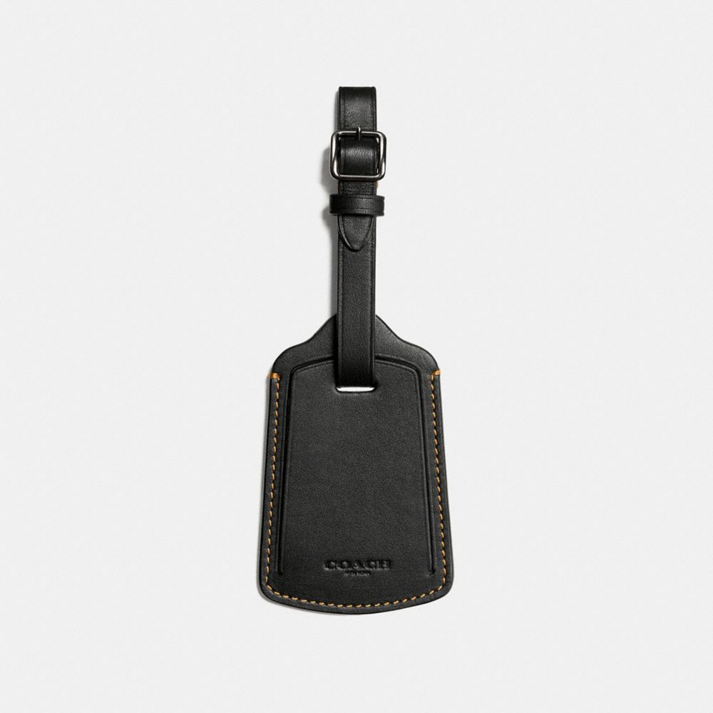 COACH LUGGAGE TAG - BLACK - F22876