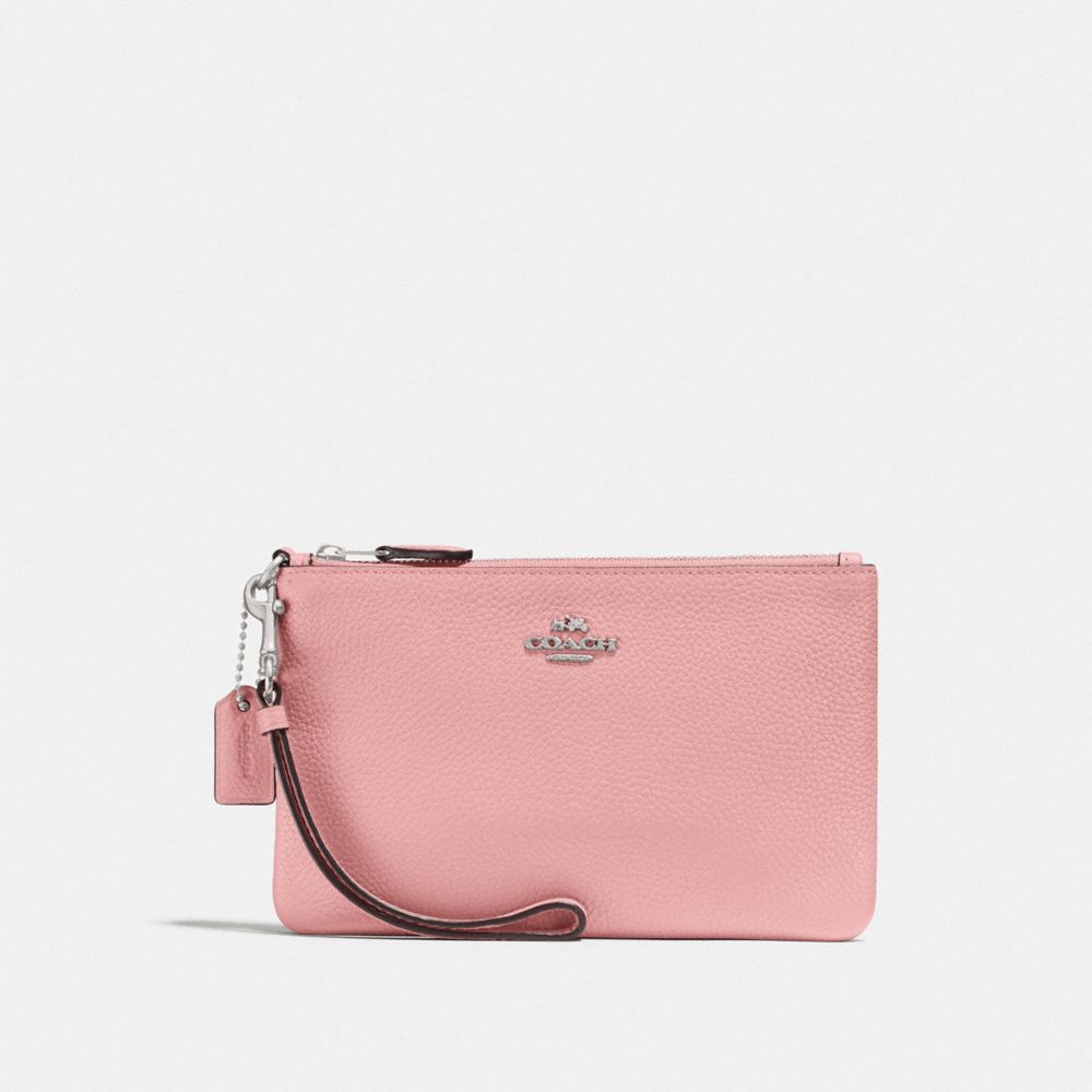 COACH F22952 - SMALL WRISTLET PEONY/SILVER