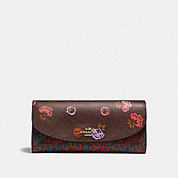 SLIM ENVELOPE WALLET WITH PRIMROSE MEADOW PRINT - IMFCG - COACH F22968