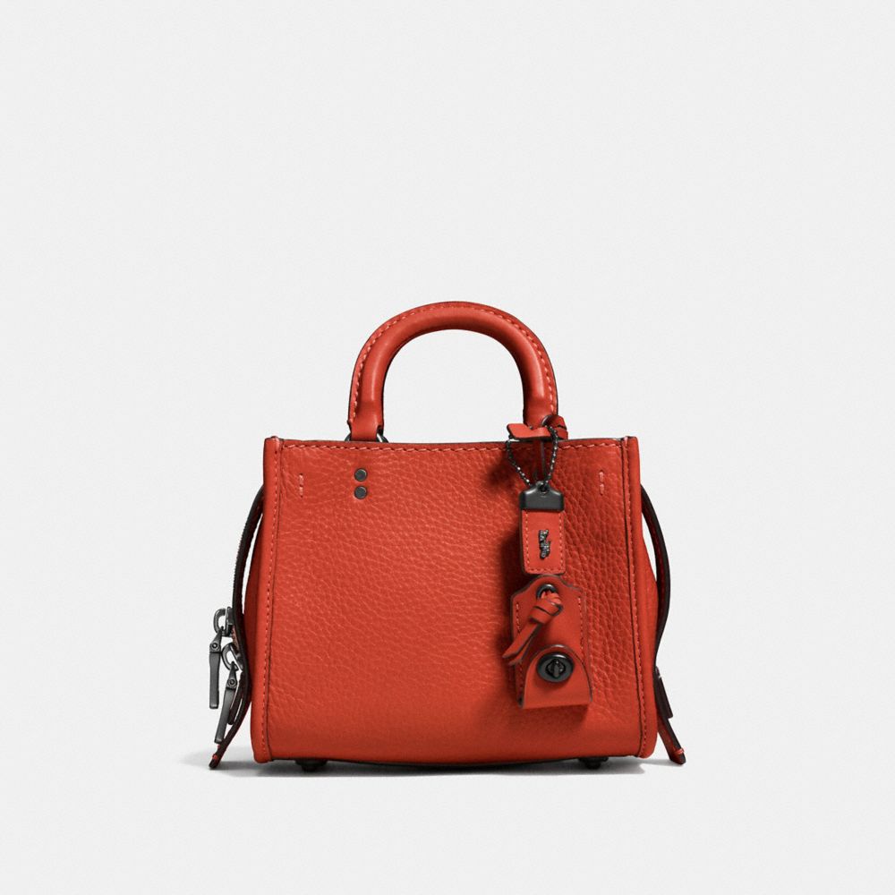 COACH F22978 ROGUE 17 VERMILLION/BLACK COPPER