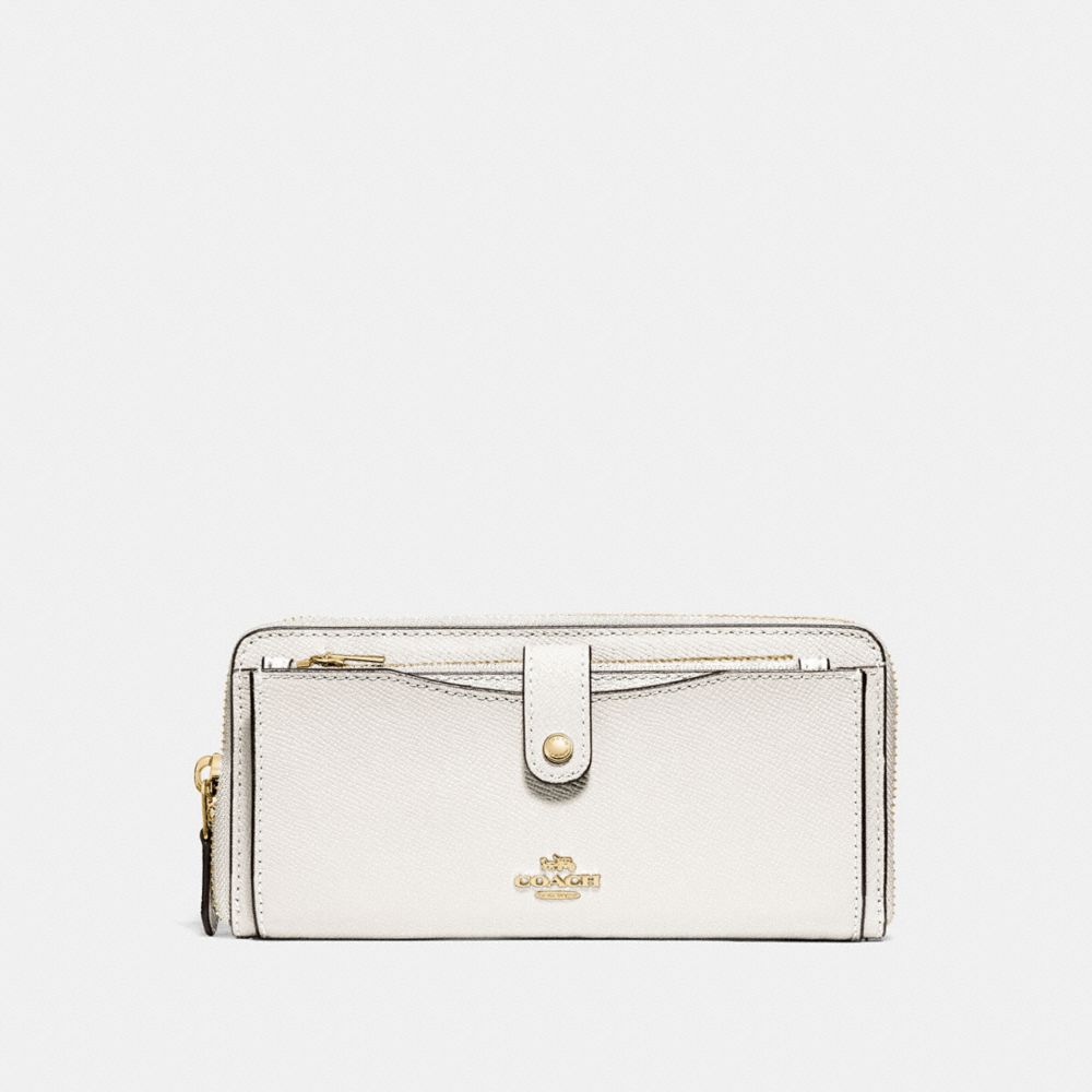 COACH F22997 Multifunction Wallet CHALK/LIGHT GOLD