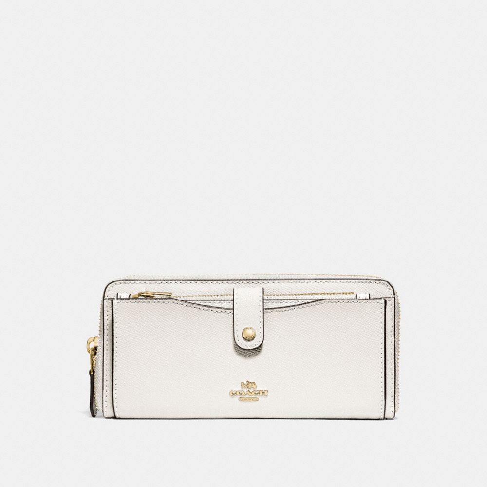 COACH F22997 - MULTIFUNCTION WALLET CHALK/LIGHT GOLD