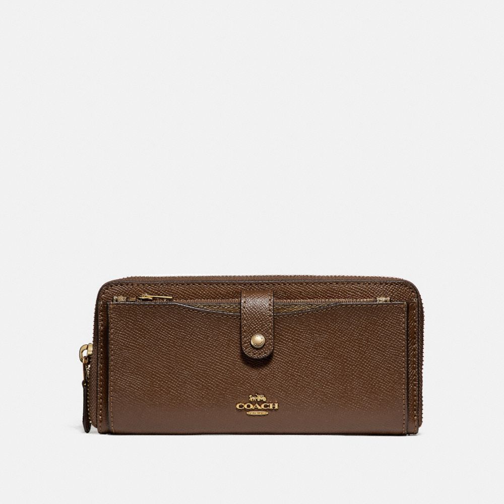 MULTIFUNCTION WALLET - f22997 - saddle 2/imitation gold